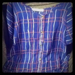 Bring out the sexy.  One of a kind retro blouse